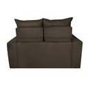 Ver imagem 6 de Sofá 3 Lugares Retrátil e Reclinável 1.80m Cama Inbox Smal com Bordado Pantográfico Suede Café