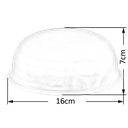 Ver imagem 2 de Bacia de Vidro Liso Transparente 15 para Plafon de Teto