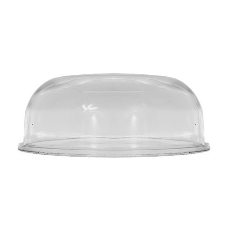 Bacia de Vidro Liso Transparente 15 para Plafon de Teto