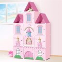 Ver imagem 2 de ARMARIO INFANTIL COM 13 MODULOS MODULAR ORGANIZADOR DE BRINQUEDOS E SAPATEIRA MENINAS ROSA