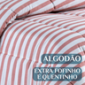 Edredom Queen Size Garden 100% Algodão Super Quentinho e Macio Blessed:rosa - 5