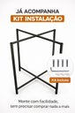 Ver imagem 3 de Base Pé de Mesa Aço Estrela Preta Reforçada Alta Resistência Suporta até 50kg