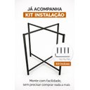 Ver imagem 3 de Base Pé de Mesa Aço Estrela Preta Reforçada Alta Resistência Suporta até 50kg