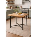 Ver imagem 4 de Base Pé de Mesa Aço Estrela Preta Reforçada Alta Resistência Suporta até 50kg