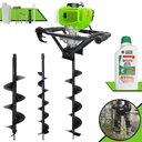 Ver imagem 5 de Perfurador de Solo Menegotti Mps52 C/ Brocas + Brocas 80x10cm 80x15cm 80x20cm + Óleo Stihl