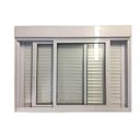 Ver imagem 1 de Janela Veneziana Integrada Alumínio Branco 120 x 120