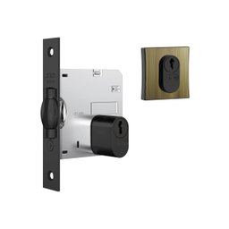 Fechadura Porta Stam Rolete Quadrada 1005 Antique E-coat - 1