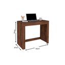 Ver imagem 3 de Mesa Escrivaninha Juvenil Cléo C/ 1 Gaveta Cinamomo - Permóbili