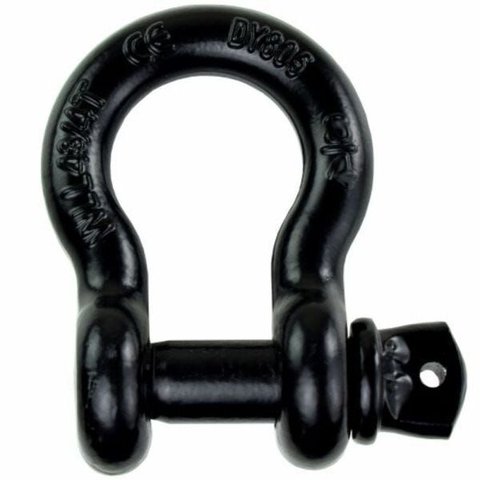 Manilha Curva 5/8" Reforçada com Pino Roscado Alloy