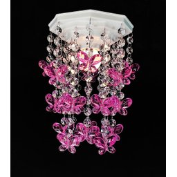 Lustre Infantil Decoração Quarto de Menina Bebê Borboletas - 7