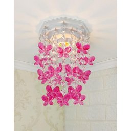 Lustre Infantil Decoração Quarto de Menina Bebê Borboletas - 2