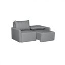 Ver mais imagens de Sofá Cama Dubai Retratil e Reclinavel 3 Lugares em Linho Sofatec