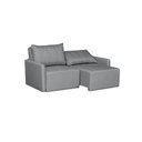 Ver imagem 3 de Sofá Cama Dubai Retratil e Reclinavel 3 Lugares em Linho Sofatec