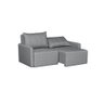 Sofá Cama Dubai Retratil e Reclinavel 3 Lugares em Linho Sofatec - 3