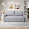 Sofá Cama Dubai Retratil e Reclinavel 3 Lugares em Linho Sofatec - 1