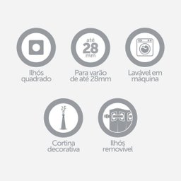 Cortina Cozinha 2,00m x 1,30m Estampada para Janela - Abóbora - 4 Cortina Cozinha 2,00m x 1,30m Estampada para Janela - Abóbora - 4