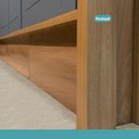 Ver imagem 2 de Cozinha Compacta 6 Peças Milla Flex Armário e Balcão Nogal e Cinza Carraro