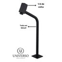 Ver imagem 5 de Torneira P/ Cuba Link 45° Alta Volante Quadrado Preto Fosco:preto/fosco