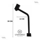 Ver imagem 3 de Torneira P/ Cuba Link 45° Alta Volante Quadrado Preto Fosco:preto/fosco