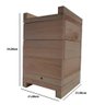 Caixa Inpa Para Abelha Jataí Em Eucalipto 15x15cm - 2