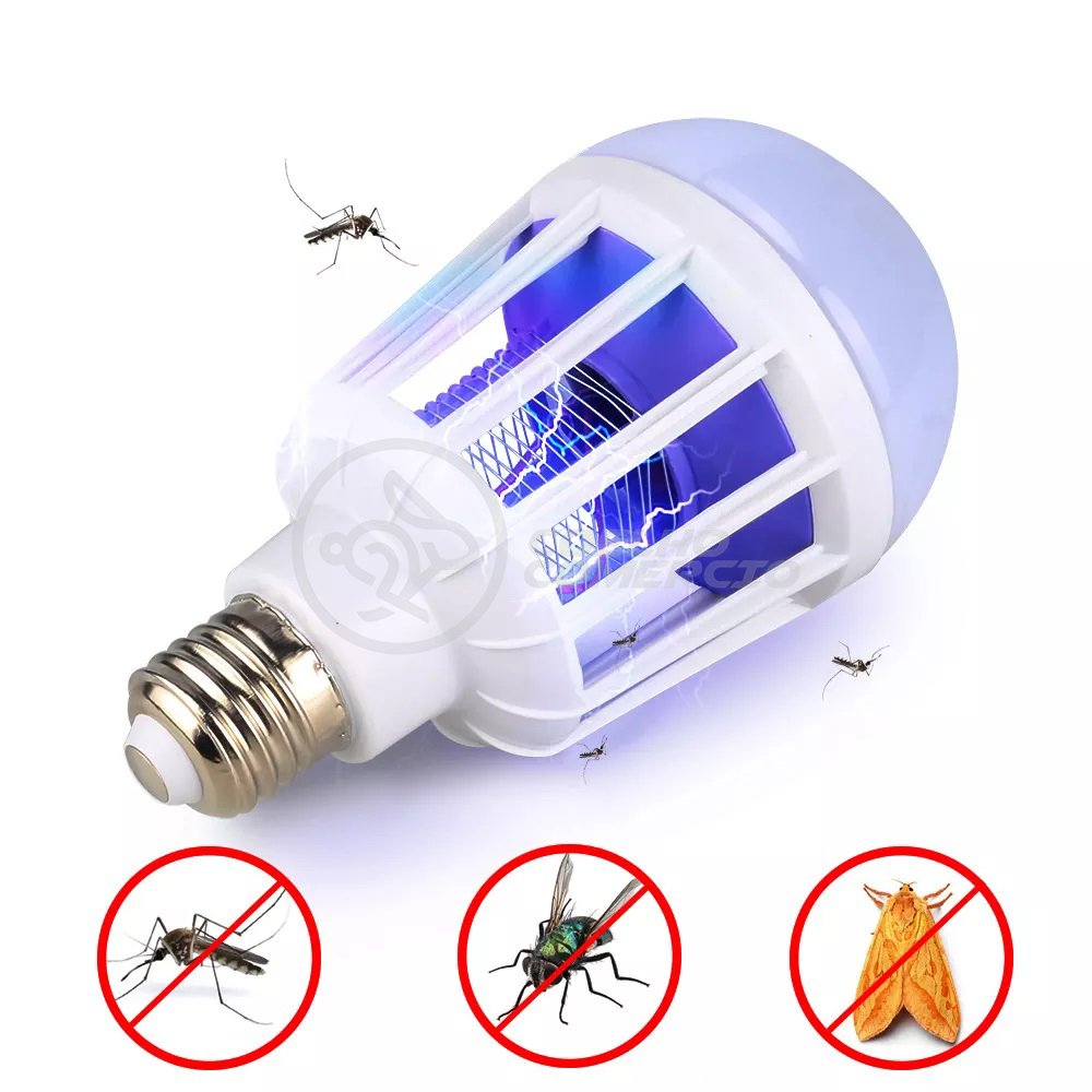 Lâmpada Luz Led Branco 15w Atrai Choque Mosquito Insetos Pernilongo Moscas - 7