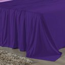 Ver imagem 2 de Jogo Cama Casal Nobre 4 Peças Lençol Elástico 30cm Altura 100% Algodão Roxo Lilás
