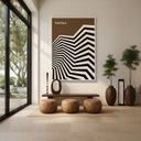 Ver imagem 5 de Quadro Canvas Vintage Brown 40x30cm Mold Branca