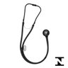 Estetoscópio Black Total Rappaport P.A. Med 2 Anos Garantia - 3
