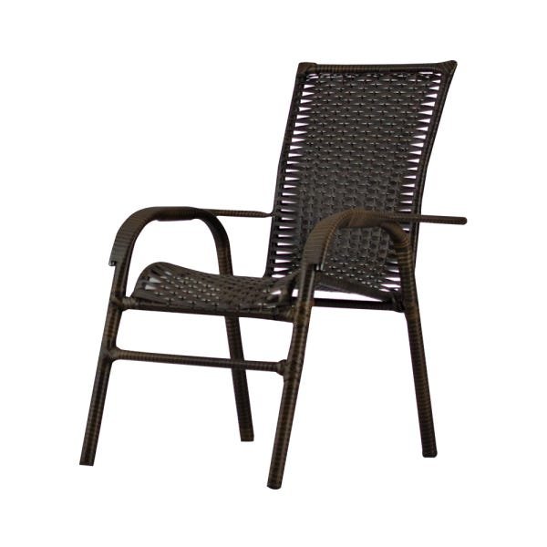 Cadeira Bela em Fibra sintética com UV Protection, para Área de Descanso, Jardim, Chácara - Pedra Fe - 1