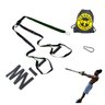 Fita De Treinamento Suspenso Kit Para Treino Funcional Suspensão Pilates Trx - Verde - 1