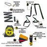 Fita De Treinamento Suspenso Kit Para Treino Funcional Suspensão Pilates Trx - Verde - 2