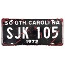 Ver imagem 1 de Placa de Carro Decor em Madeira State Route - South Carolina