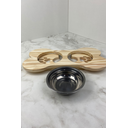 Ver imagem 3 de Comedouro Elevado Ergonômico – Osso - Médio 42x23x14