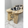 Comedouro Elevado Ergonômico – Osso - Médio 42x23x14 - 5