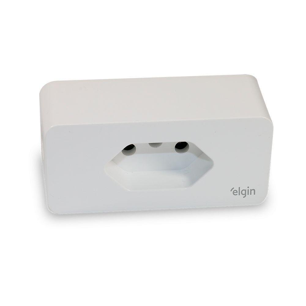 Plugue de Tomada Inteligente Wifi 10a Bivolt Branco - 48plugwifi10