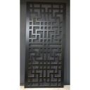 Ver imagem 4 de Painel Vazado Divisória Mdf Shangai Preto - 0,60x2,40m