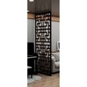 Ver imagem 2 de Painel Vazado Divisória Mdf Shangai Preto - 0,60x2,40m
