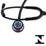 Estetoscópio Duplo Inox Preto Black Rainbow Profissional BIC - 1