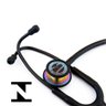 Estetoscópio Duplo Inox Preto Black Rainbow Profissional BIC - 3