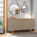 Ver imagem 2 de Buffet Grace Cinza Fendi/hannover - Casa D Móveis