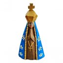 Ver imagem 1 de Imagem Nossa Senhora Aparecida em Madeira Entalhada a Mão Pequena
