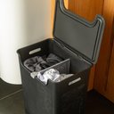 Ver imagem 6 de Cesto de Roupas com Duplo Compartimento ou 50L Linha Flow - Preto