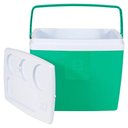 Ver imagem 1 de Caixa Térmica Cooler 18L Com Alça 26 Latas Hortelã Bel