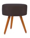 Ver imagem 3 de Kit de Poltronas Talita C/ Puff - Suede Marrom - Poltronas Decorativas
