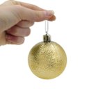 Ver imagem 3 de Kit 24 Bolas Enfeite Natalino Árvore Natal 70mm Dourado