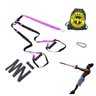 Fita Aparelho Treino Funcional Suspenso Kit Tipo Trx - Rosa - 1