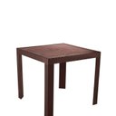 Ver imagem 5 de Kit com 4 Cadeiras e 1 Mesa Ibiza em Polipropileno com Tramas e Proteção UV Marrom