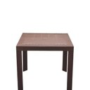 Ver imagem 4 de Kit com 4 Cadeiras e 1 Mesa Ibiza em Polipropileno com Tramas e Proteção UV Marrom