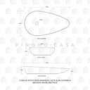 Ver imagem 6 de Cuba De Apoio Para Banheiro Gota Slim Louça Cerâmica 76,5 cm Pingoo.casa - Cinza Fosco