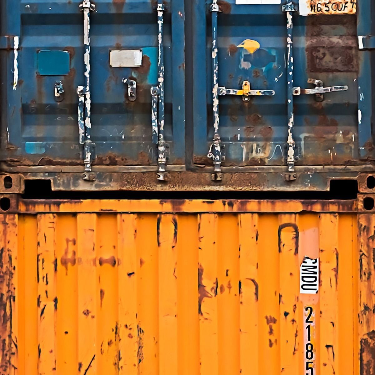 Papel de Parede Adesivo Industrial Container Decor 58 - 3